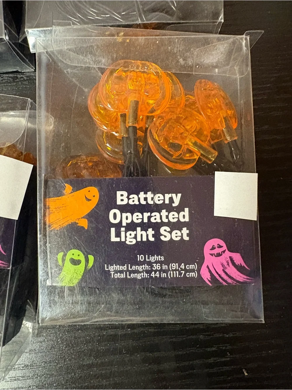 Halloween Battery Operated Pumpkin & Ghost Light Set Bundle 9pc NWT